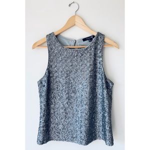 Silver Sequin Sleeveless Top 🌸 Forever 21